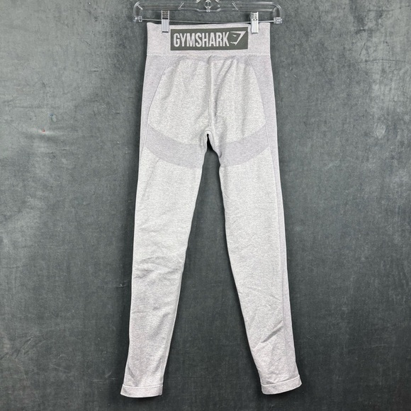Gymshark Women's Flex High Waisted Compression Leggings in Heather Gray XS - Picture 1 of 8